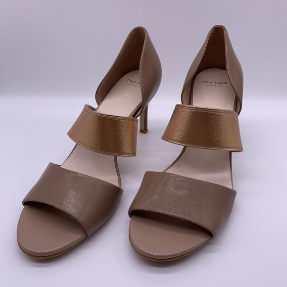 Cole Haan Tan Leather Sandals - Picture 1 of 8